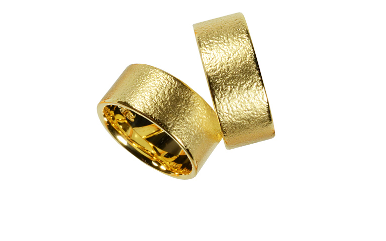 05200+05201-wedding rings, gold 750
